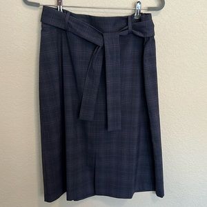 Banana Republic Dress Skirt. Blue plaid.